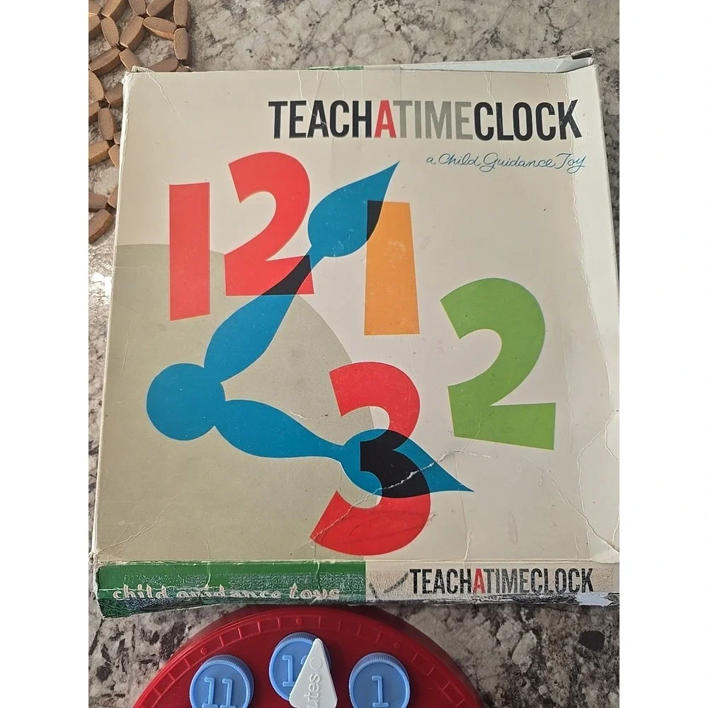 Vintage TEACHATIMECLOCK‎ A Child Guidance Toy